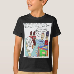 Humpty & Assurance Médicale T-shirts Drôles Cartes