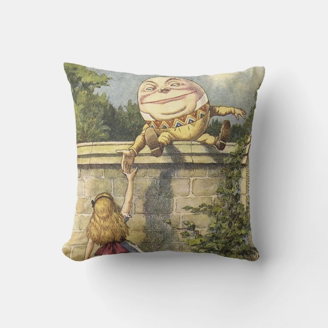 Humpty Dumpty Alice dans le coussin du pays des (Recto)