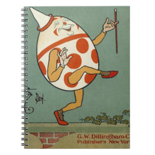 Humpty Dumpty, alte Mother-Goose-Kinderreimweise Notizblock