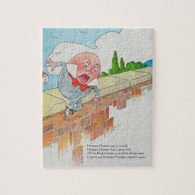Humpty Dumpty auf Wall Mother Gänse Kinderzimmer R (Vertikal)