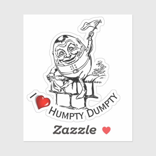 Humpty Dumpty Aufkleber (Blatt)