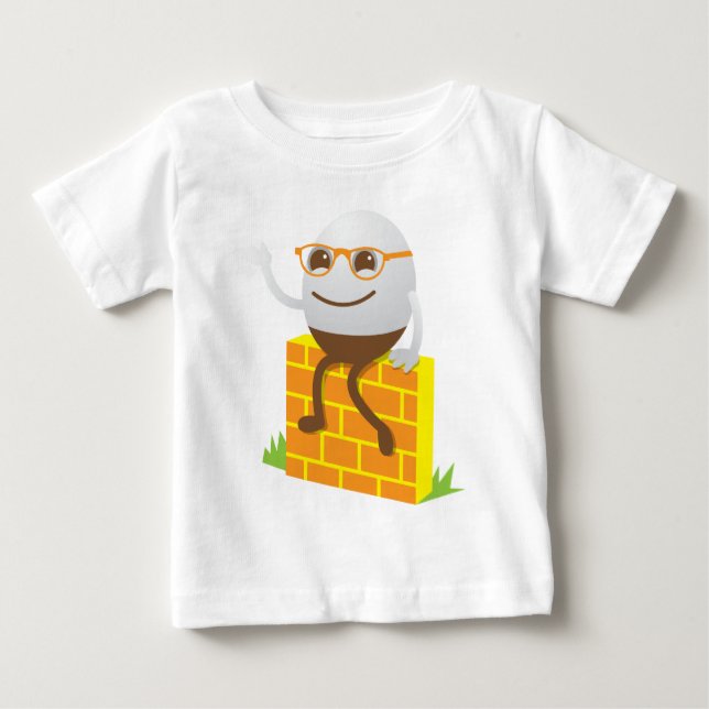 Humpty Dumpty Baby T-shirt (Vorderseite)