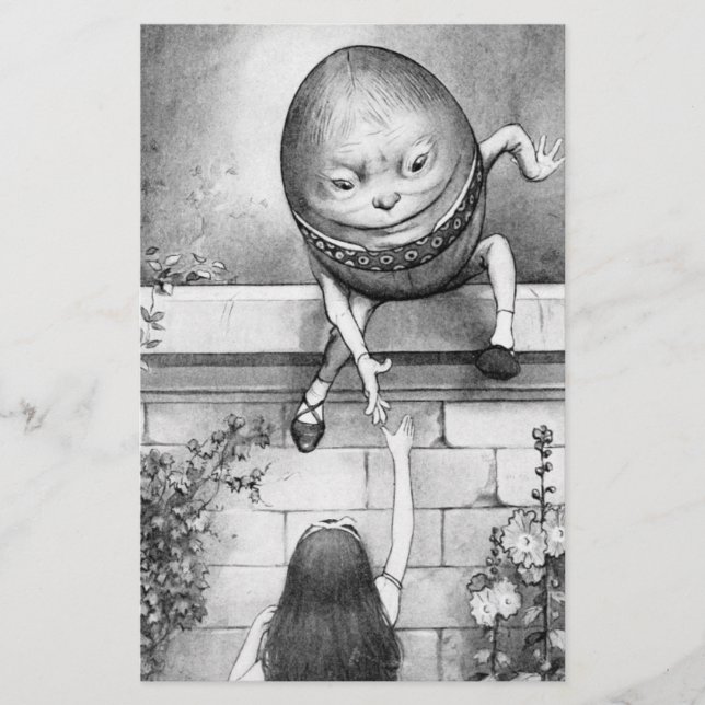 Humpty Dumpty Briefpapier (Vorderseite)