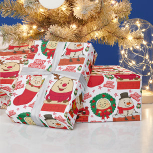 Humpty Dumpty Christmas Niedlich Geschenkpapier