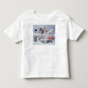 Humpty Dumpty Circus acrobats und Menagerie Kleinkind T-shirt