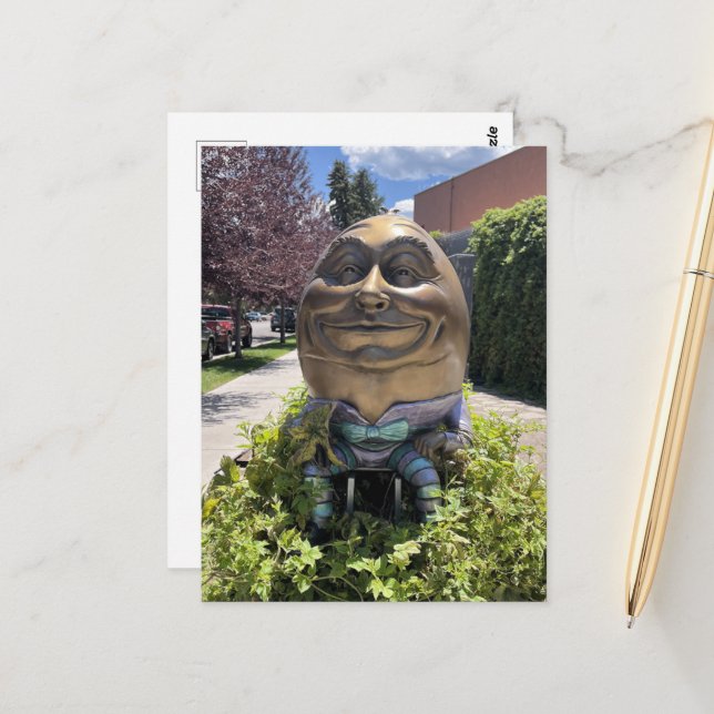 Humpty Dumpty Fairytale Postcard Postkarte (Vorderseite/Rückseite Beispiel)