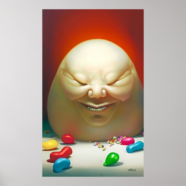 Humpty Dumpty Had a Great Jelly Bean Collection Poster (Vorne)