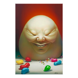 Humpty Dumpty hatte eine großartige Jelly-Bean-Sam Poster