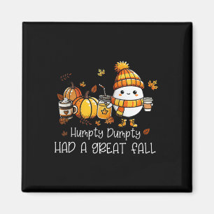 Humpty Dumpty hatte einen großen Fall Ei Erntedank Magnet