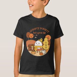 Humpty Dumpty hatte einen großen Fall glücklichen T-Shirt