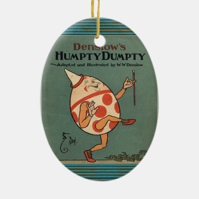 Humpty Dumpty Keramik Ornament (Hinten)
