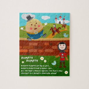 Humpty Dumpty Kinderreim-Puzzle