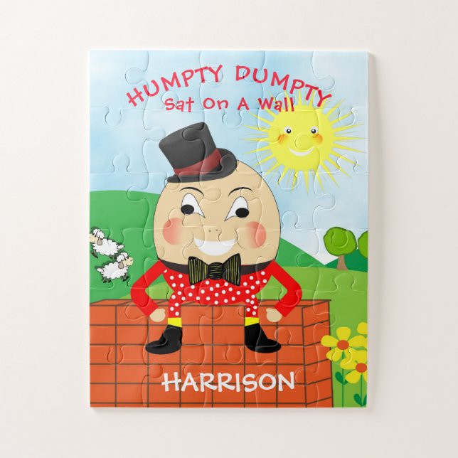 Humpty Dumpty Niedlich Personalisiert Kids (Vertikal)