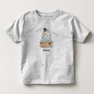 Humpty Dumpty Personalisiertes T-Shirt für Kleinki