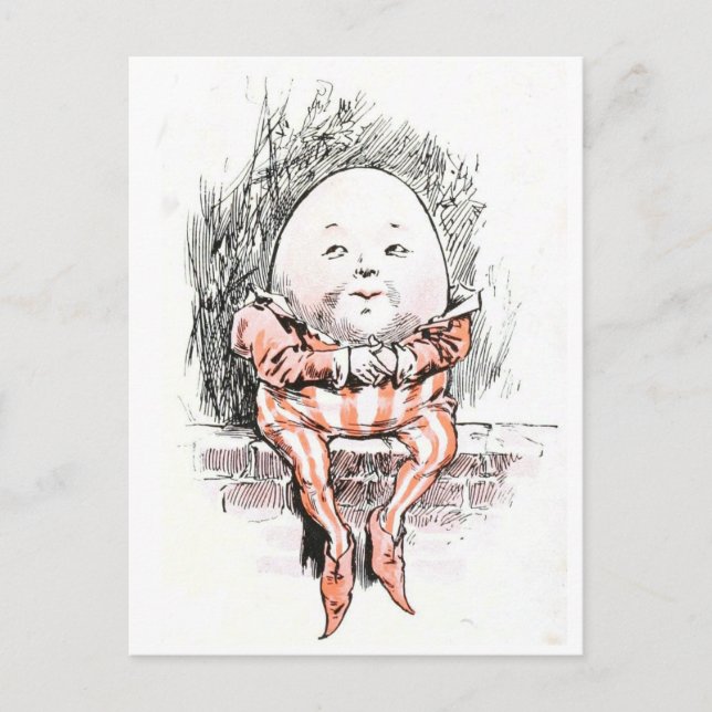 Humpty Dumpty Postkarte (Vorderseite)