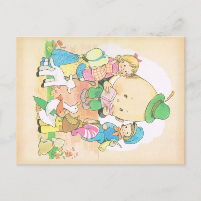 Humpty Dumpty Postkarte (Vorderseite)