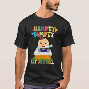 Humpty Dumpty saß an einer Wand für Kinder Kleinki T-Shirt