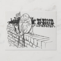 Humpty Dumpty saß auf einer Wand A Rackham Small