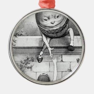 Humpty Dumpty Silbernes Ornament