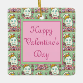 HUMPTY KING OF HEARTS AND CONFEKECTS, VALENTINE KERAMIKORNAMENT