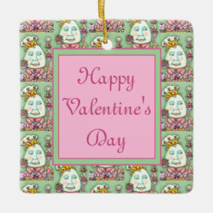 HUMPTY KING OF HEARTS AND CONFEKECTS, VALENTINE KERAMIKORNAMENT