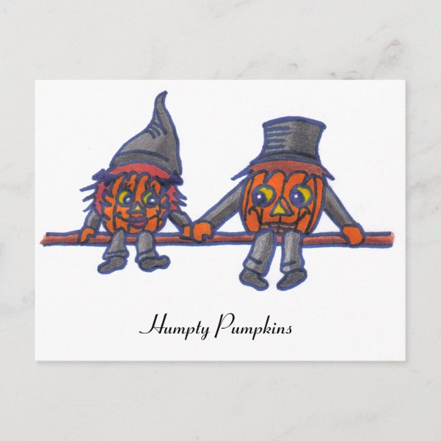 Humpty Pumpkins...Postcard Postkarte (Vorderseite)