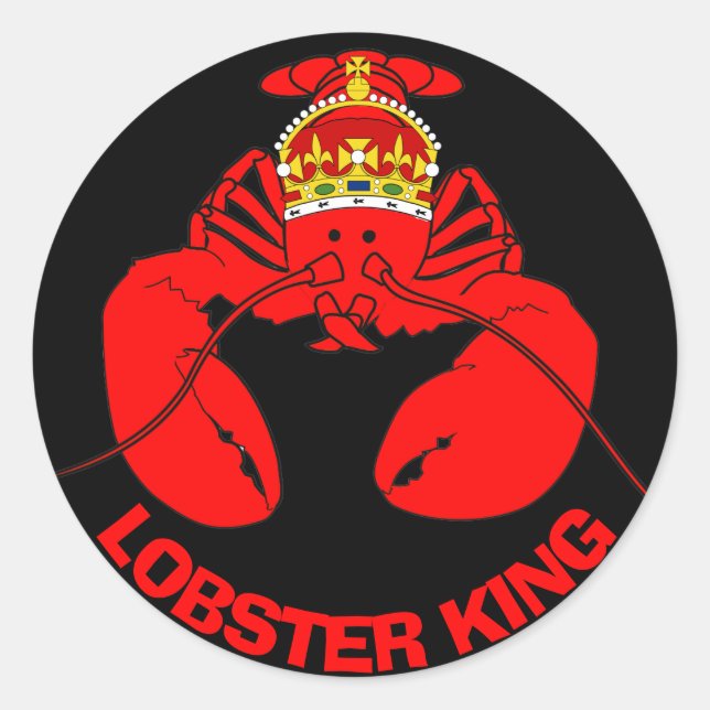 Humster Kings Runder Aufkleber (Vorderseite)