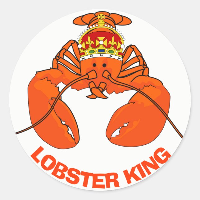 Humster Kings Runder Aufkleber (Vorderseite)
