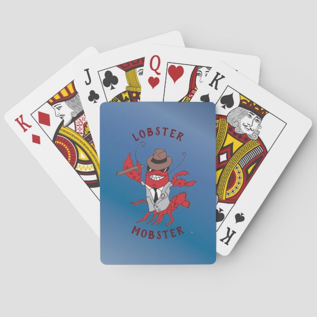 Humster Mobster 🦞 Funny Cartoon Gangster Spielkarten (Rückseite)
