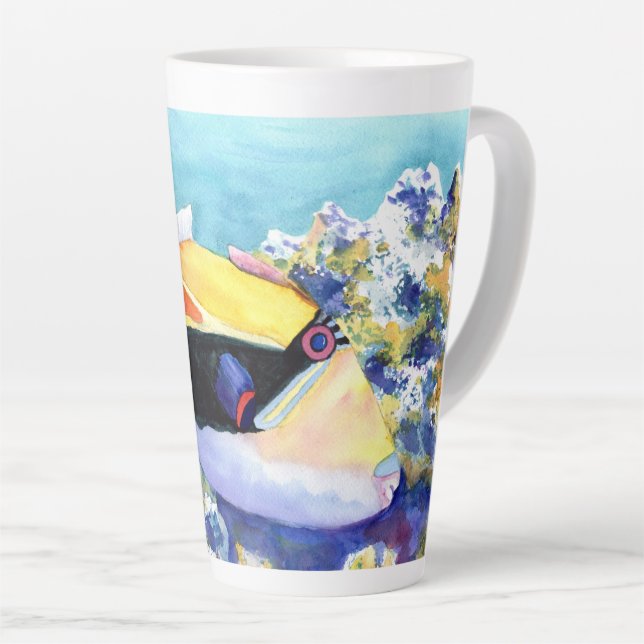 Humuhumunukunukuapuaa Fish Milchtasse (Rechte Ecke)
