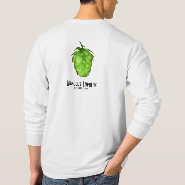Humulus Lupulus T-Shirt (Rückseite)