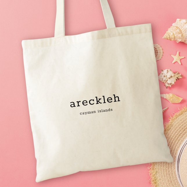 Humurer Caymanian Dialect Arekleh Tote Bag Tragetasche (Von Creator hochgeladen)