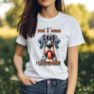 Humurer Hund: Der lustige Hund Typografischer T -  T-Shirt