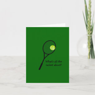 Humurer Tennis Geburtstagskarte Karte
