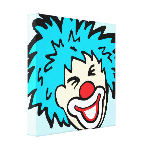 Humus clown Grafik-Leinwand-Wrapper Leinwanddruck