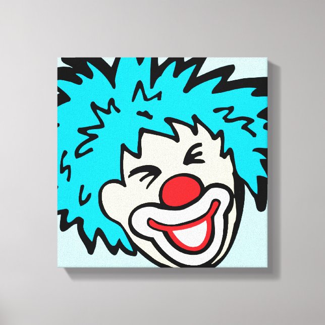 Humus clown Grafik-Leinwand-Wrapper Leinwanddruck (Vorderseite)