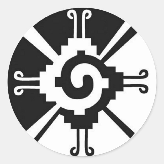Hunab Ku - Mayan Galactic Butterfly - Aufkleber (Vorderseite)