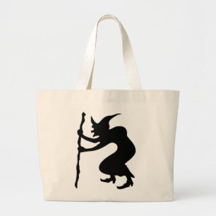 HUNCHBACK HALLOWEEN WITCH JUMBO STOFFBEUTEL