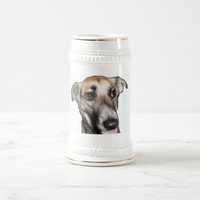 Hund 2, Stein Bierglas (Mittel)