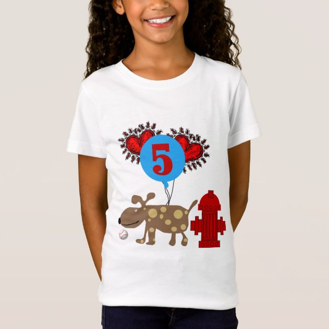 Hund 5th Birthday Shirts und Geschenke (Vorderseite)
