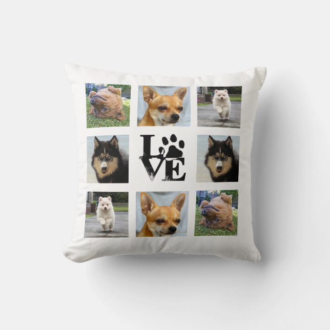 Hund 8 Foto-Instraktion Kissen (Vorderseite)