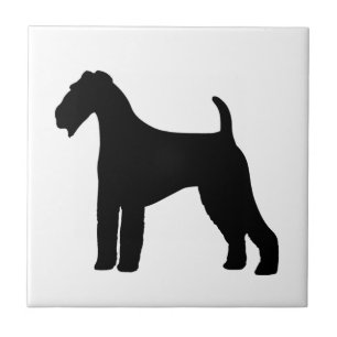 Hund Airedales Terrier Fliese