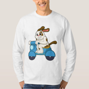 Hund als Biker mit Scooter.PNG T-Shirt