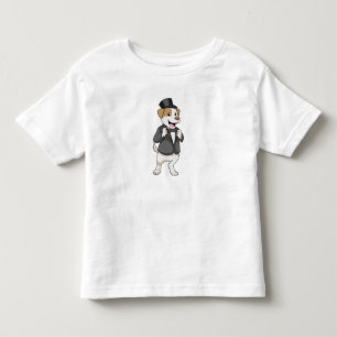 Hund als Bräutigam mit Ribbon Kleinkind T-shirt