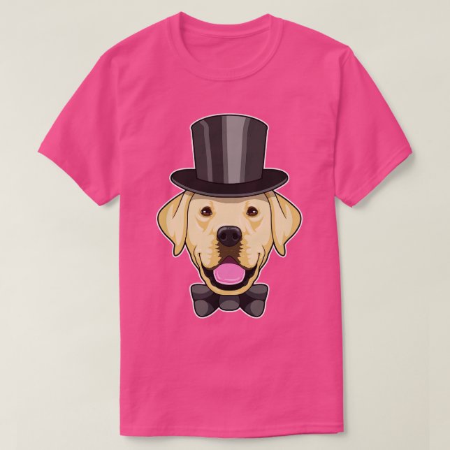 Hund als Groom mit Bow T-Shirt (Design vorne)