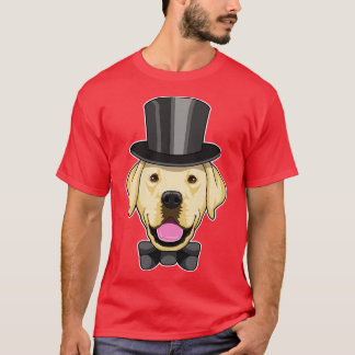 Hund als Groom mit Bow T-Shirt