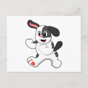 Hund als Kämpfer Postkarte