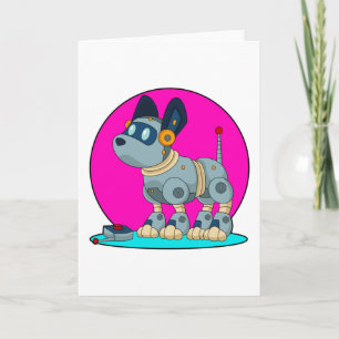 Hund als Roboter Karte