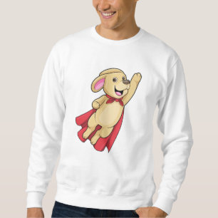 Hund als Superheld mit Kap Sweatshirt