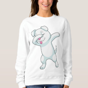 Hund am Hip Hop Dance Dab Sweatshirt